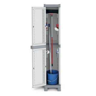 Armadio Domino Wave - Base 2350 UW - 1 anta - 35 x 43,8 x 181,8 cm - PPL - grig…