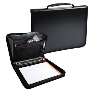 Conferenziere con meccaniscmo Exafolder - PPL - 4 anelli 30 mm - nero - Exacomp…