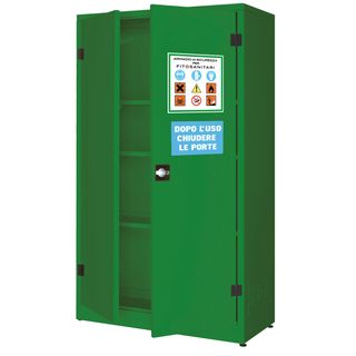 Armadio di sicurezza - per fitosanitari e pesticidi - 107,5 x 50 x 185 cm - ver…