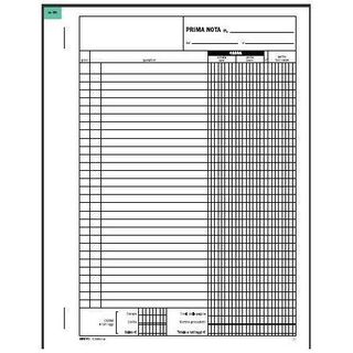Edipro - Blocco cassa (in entrata/oneri) della prima nota - 50 fogli - 220 x 29…